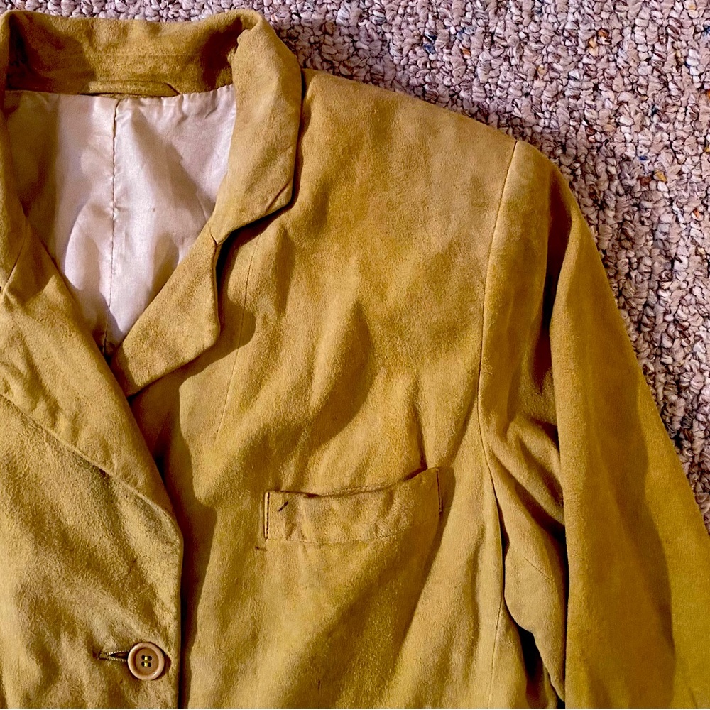 VINTAGE SUEDE BLAZER - Picture 3 of 6